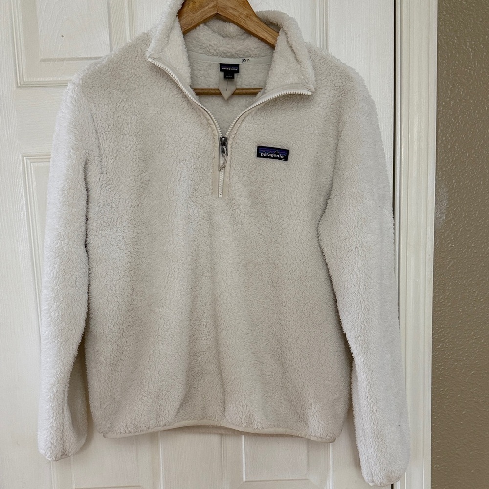 Patagonia Off-White Fleece Jacket - Picture 1 of 6